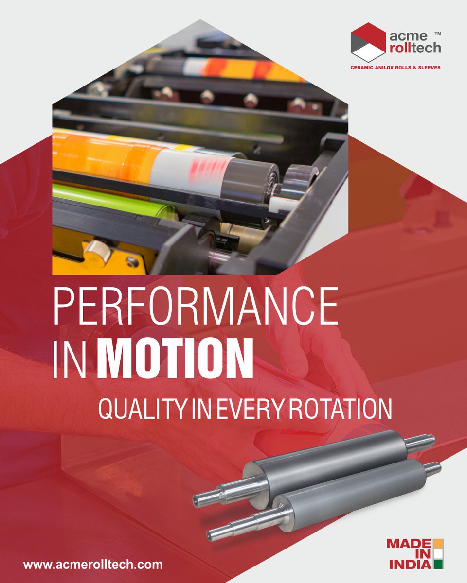 AniloxIndia's tweet photo. Performance is driven by precision.
Quality is earned through consistency.
Together, they keep every production line moving with reliability.

( precision, performance, consistency, reliability, engineering )

#AcmeRolltech #innovationInmotion #printingsolutions #MadeInIndia https://t.co/4GuH9ZT4vJ