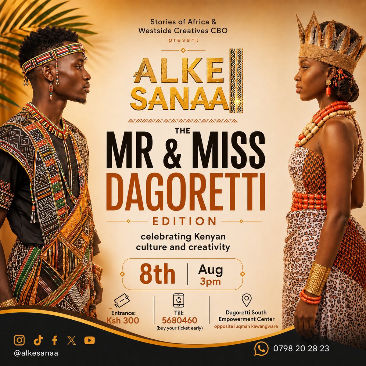 mpanthonykamau's tweet photo. THE SECOND EDITION OF @alkesanaa IS HERE!!
It features a pageant with an aspect of boardgames and performances.
SECURE YOUR TICKET EARLY https://t.co/b59sGtgGGm