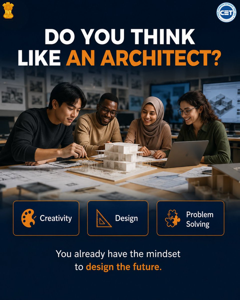 study_in_maha's tweet photo. 🏛️ Every Great Building Starts with One Sketch

Turn your creativity into a career. Study B.Arch in Maharashtra.

📲 Scan the QR code or visit https://t.co/0CbNL3MvBZ to apply.

#StudyInIndia #ArchitectureStudents #StudyArchitecture #InternationalStudents #StudyInMaharashtra https://t.co/H23da1pIg5