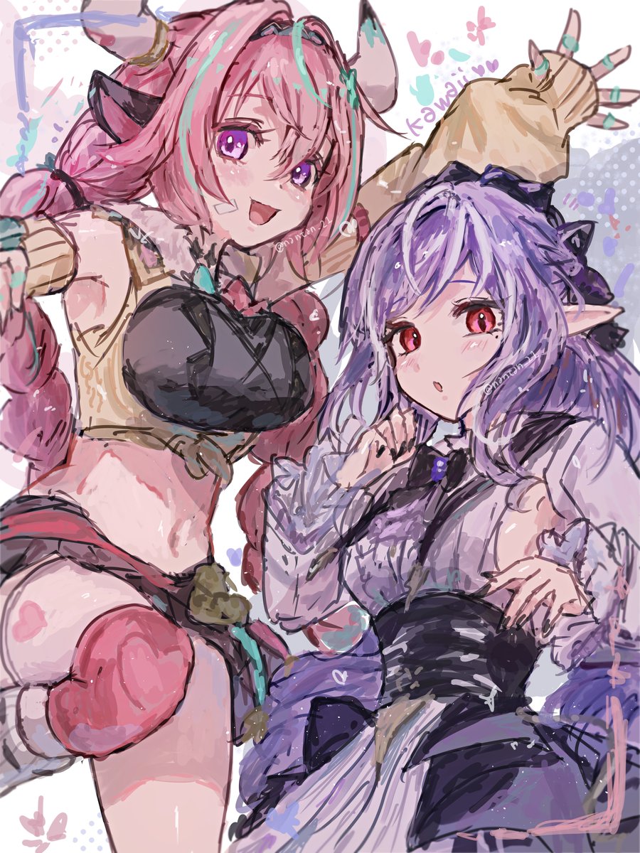 nantan_21's tweet photo. 推しと推しを描きたかっただけ https://t.co/Egkvaserk9