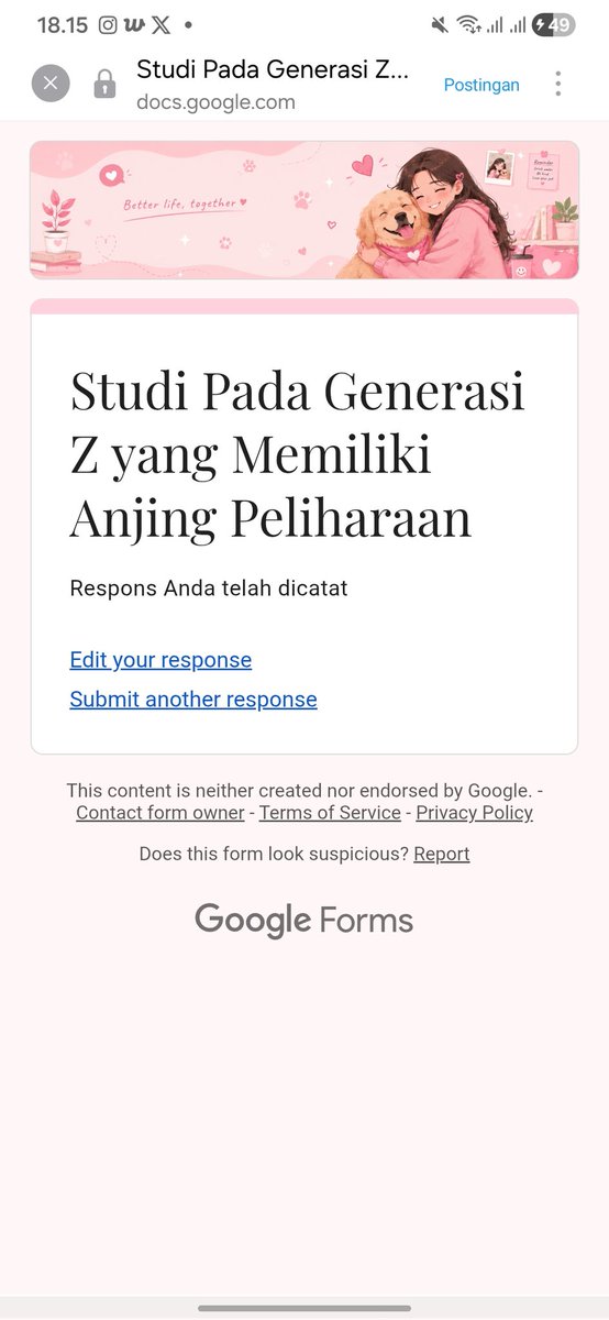 Ghazahra's tweet photo. @jeonfani30 Done kaa

https://t.co/p4pb5l2ePD

Ini link ku ka Kalau bisa jawabannya jangan blok semua angka sama ya ka, misal 3 semua jangan ya ka. Dan juga kalau bisa isinya sungguh sungguh 🙏🏻 https://t.co/RZGH59bhqC