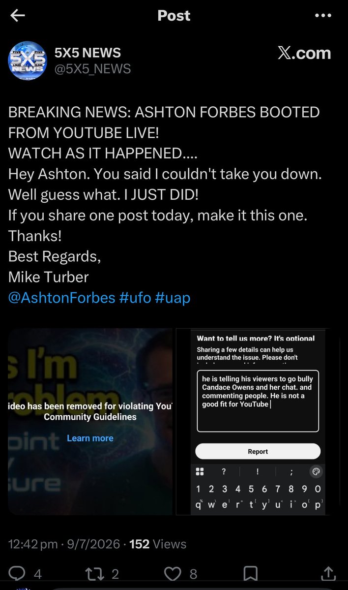 ZeroedMagpie's tweet photo. @RanchRecon @AshtonForbes It was this loser who kept spamming the comment section, trying way too hard to debate Ashton. They reported the stream. https://t.co/yWeiflkrIW