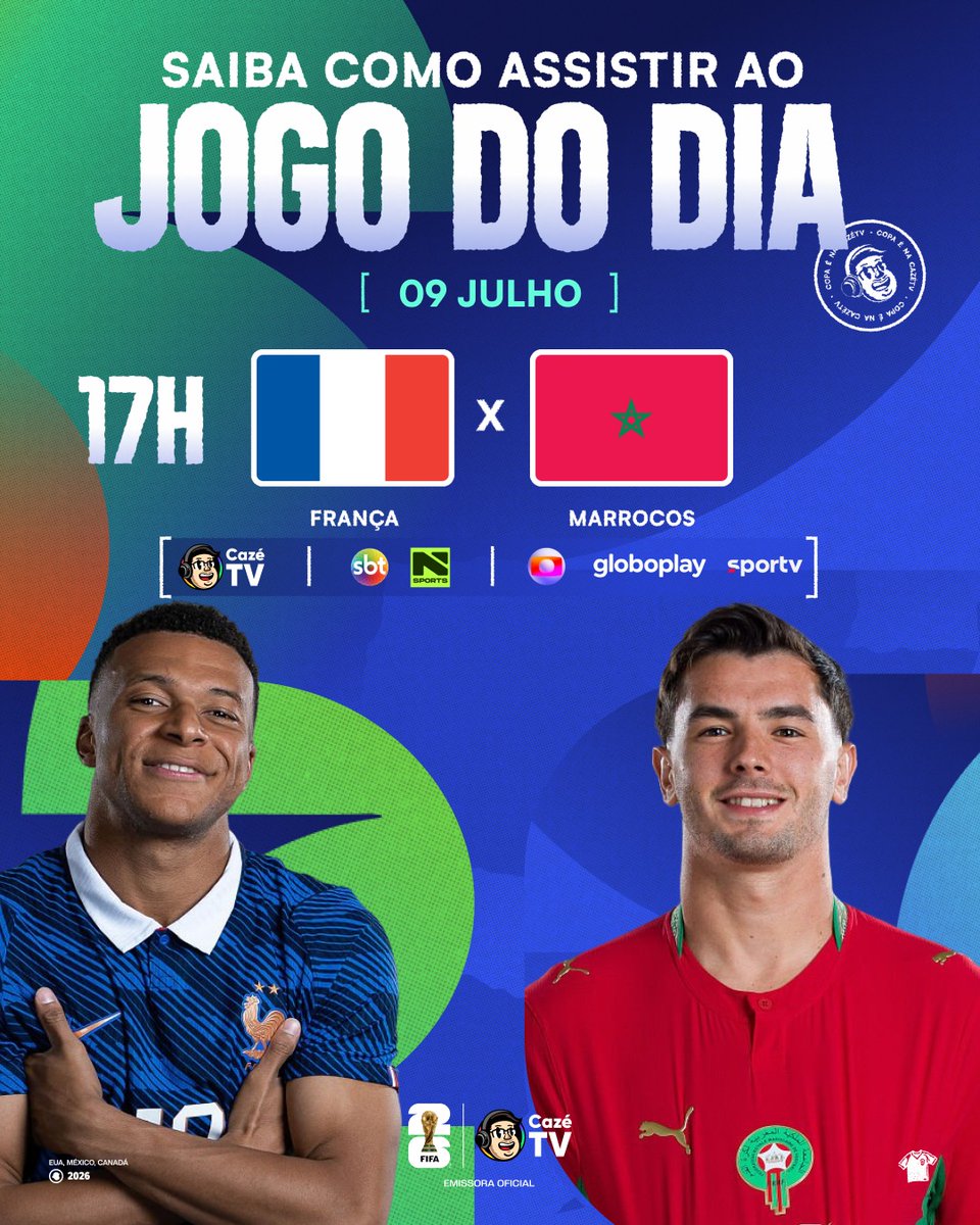 CazeTVOficial's tweet photo. E A COPA DO MUNDO VOLTOUUU (graças a Deus!!!!!)

#PlanejamentoCazéTV #CopaNaCazéTV https://t.co/KUyiSGK4iS