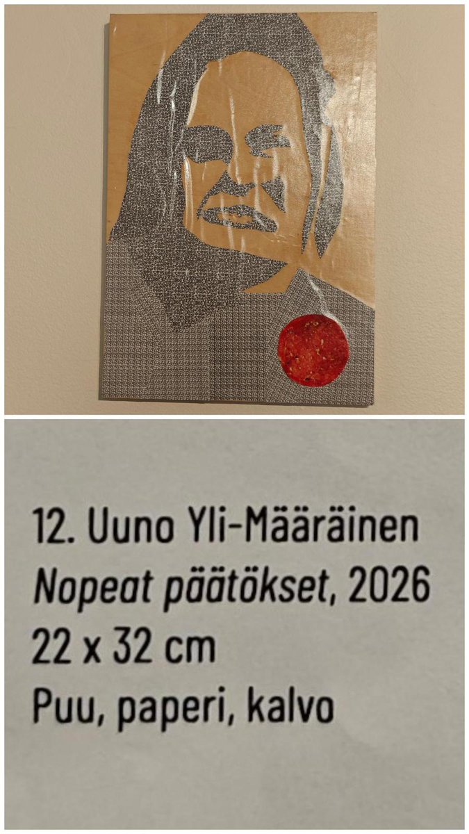 maratiska's tweet photo. @sami_jarvi @jarnokoss Se on meetvursti btw   :D..
Ja onks purralla sydän? 
+ sydän taitaa olla enemmän keskellä ihmisellä..
Mutta jokainen tykätköön taiteesta miten haluaa <3
Itehän näin vaan oudon purran kuvan jossa metukka rinnassa, jännä taideteos ilman mitään piilopiilo ideoita. https://t.co/VhAYYXF9oi