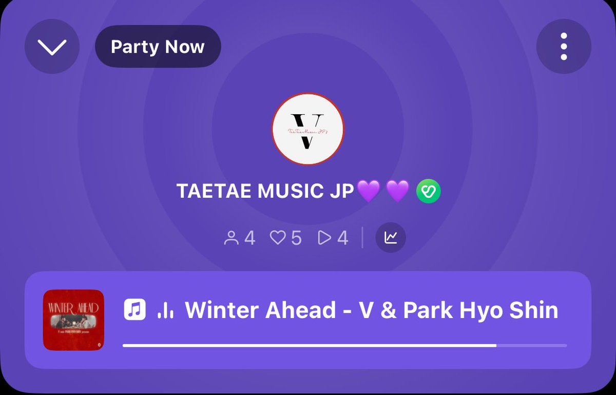 Luna_kthv's tweet photo. @streamfortaejpn V Weverse Listening Party 🐻🐯⑧②⓪
#WeverseListeningParty_V 23:00🔚

ストリーミングでテテを応援します︎ 𓂃𓈒𓏸💜

STREAM FOR TAEHYUNG #V キムテヒョン https://t.co/o8BxDzUNeb