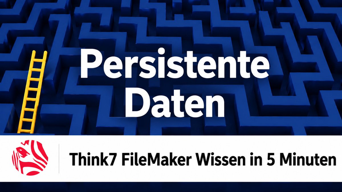 Think7_Systems's tweet photo. Eines der vielen neuen Features in FileMaker 2026, Persistente Daten! Erfahre mehr auf YouTube:

https://t.co/g3ciHPNw9h

#5minutenfilemaker #filemakerwissen #filemaker #persistentedaten https://t.co/aTyfHlDRDw