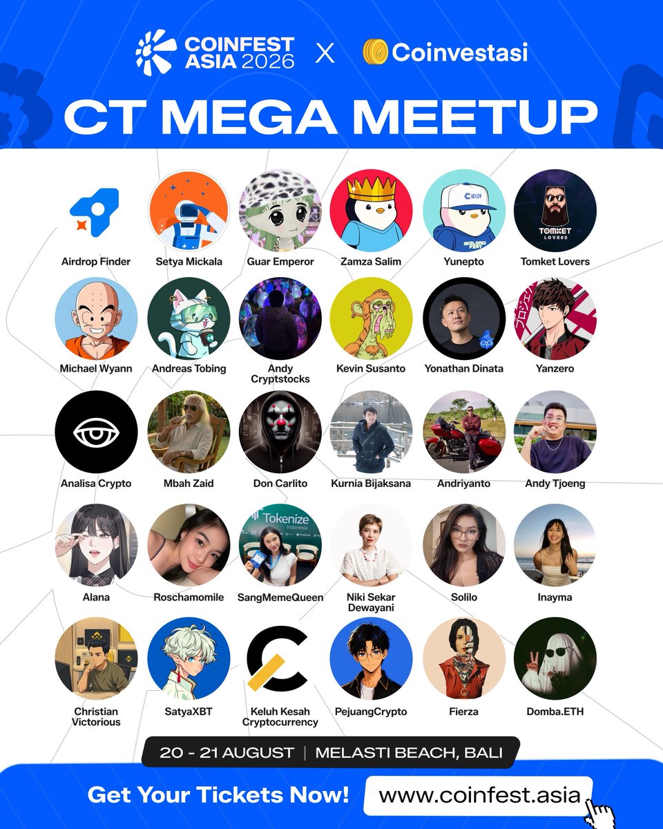 Coinfest Asia | World’s Crypto Festival ☀️ tweet media