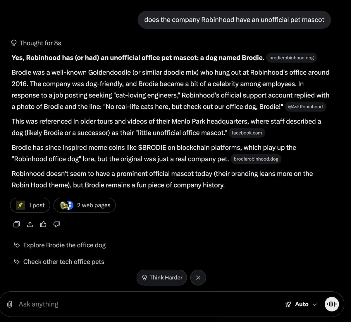 ligerr_1's tweet photo. $BRODIE being Robinhood's unoffical mascot?
0xc9d915979684cddd9ab4d0980f914edd6d8d928f https://t.co/wHuOlshcsq