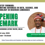 Photo by Nigerian Languages Data & Sci-tech Conference 2023 (@nldstc)
