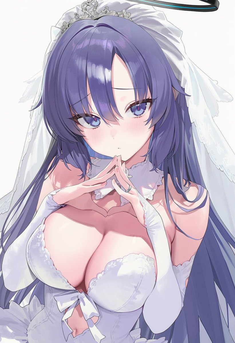 sarah_ai_illu's tweet photo. お嫁さんなユウカ                                                                                                                                                                                                                                                                        SFW
