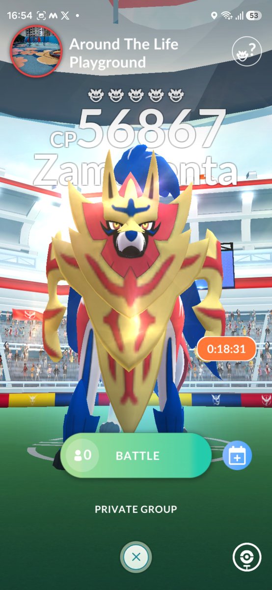 BaniyaParents's tweet photo. Zacian and zamanenta raid near by #pokemongo #pokemongofriends..

Please send me friend request on 748446914183 or comment your id here https://t.co/l3RCJpL7ez