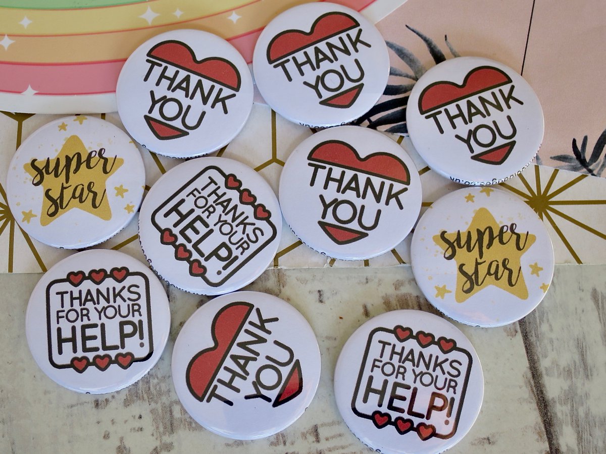 koolbadges's tweet photo. You are amazing badges - lovely to hand out to teachers, teaching assistants & staff to say thank you https://t.co/PAj99NGsqW #thankyou #teachergift #youareamazing #badges #endofterm #schoolbadges #buttonbadge #superstar #thanks #shopsmall https://t.co/5P5Ai5jDvp