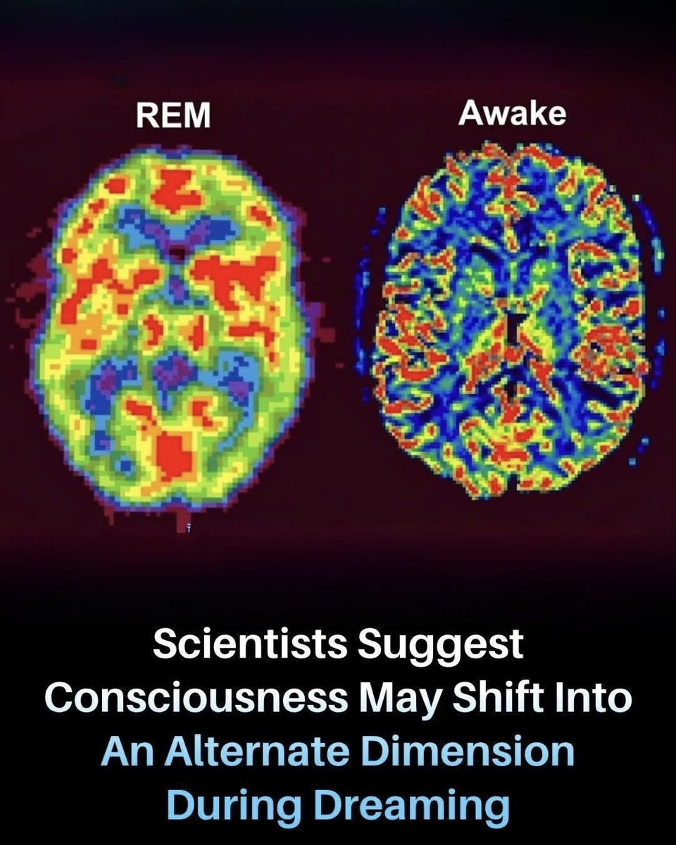 NextScience's tweet photo. 🌌 What If Dreams Are Portals to Another Reality? 

Scientists are exploring a strange idea: during dreams, consciousness may experience hidden layers of reality beyond normal human perception. Some theories in neuroscience and quantum physics suggest the sleeping mind could process information in ways that feel outside space and time — which may explain why dreams can seem so vivid and unreal at once.

There is no proof that dreams connect to alternate dimensions, but researchers continue studying consciousness, brain activity, and quantum effects to understand the mystery. 

Maybe dreams are more than random thoughts… maybe they are glimpses into something unknown.

Source:
Hobson, J. A., & Friston, K. J. Dreaming and the brain: From phenomenology to neurophysiology. Trends in Cognitive Sciences.
