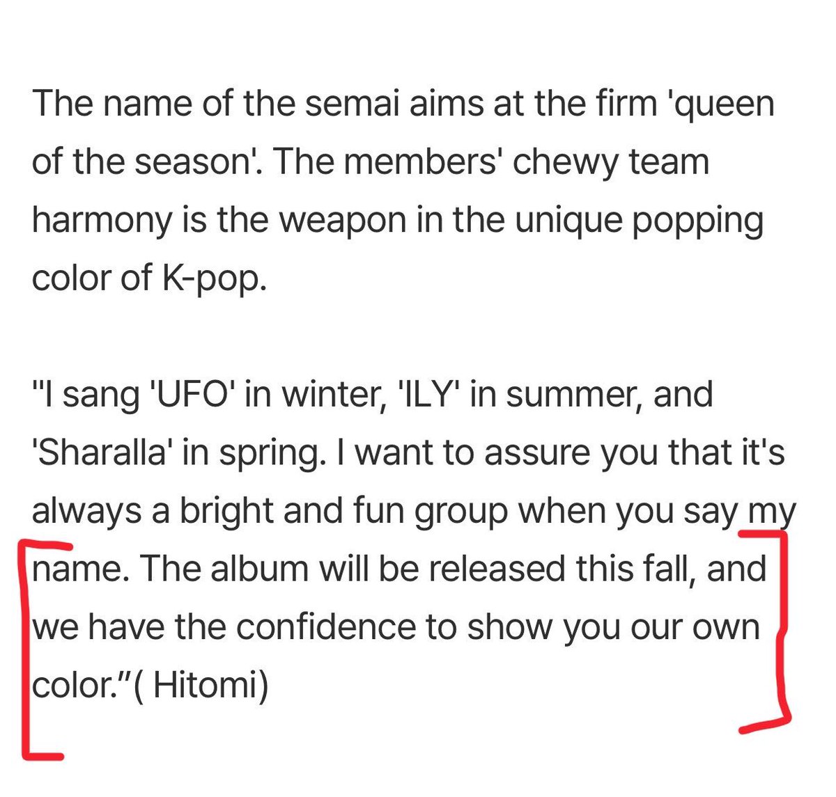 SAYMYNAM3BRASIL's tweet photo. De acordo com um relatório do Sports Seoul, baseado em uma entrevista com o SAY MY NAME, o grupo está atualmente se preparando para realizar seu próximo comeback durante o outono!

https://t.co/L8aFOcJ6R3

#SAYMYNAME #SMN #세이마이네임 @sa2m2nam3 https://t.co/xcBf8eozu6