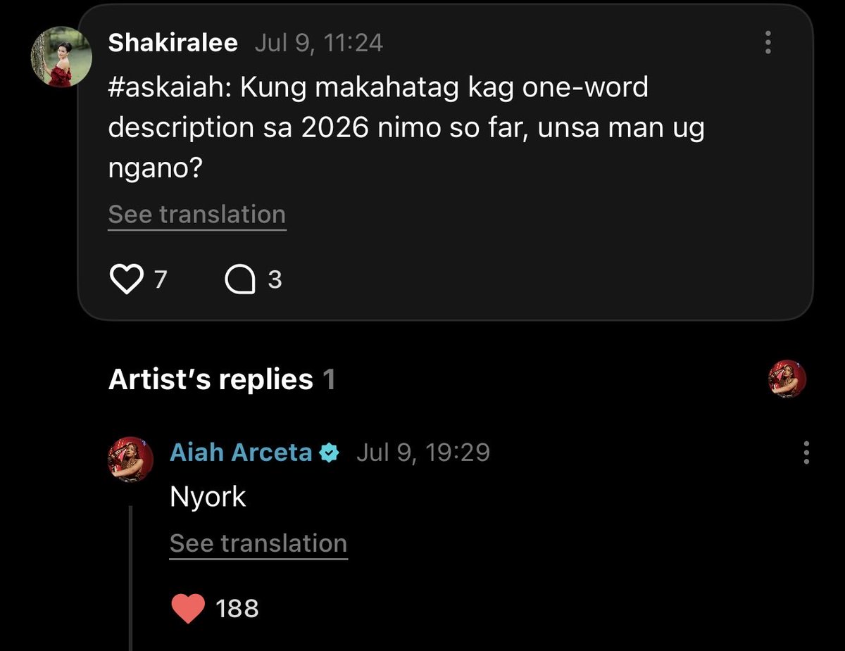 aphroditeholic's tweet photo. i really love aiah’s humor 😭 https://t.co/gdz75BsXTW