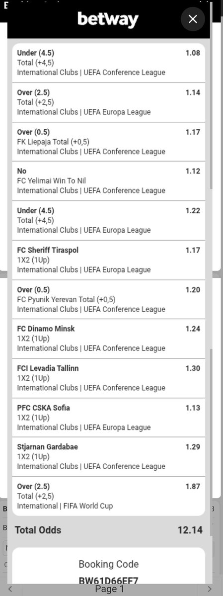 dailyprofit96's tweet photo. 🎯 BETWAY CODES:

🔥 12 Odds: BW61D66EF7

🔥 5 Odds: BW61D9DD5E

🔥 3 Odds: BW61D60C13

⚠️ Not recommended for persons under 18. Please gamble responsibly.

Let’s get it! 💥💰 #Betway #Odds #WinningTips #SportsBetting #GameOn https://t.co/YP5Znihw8G