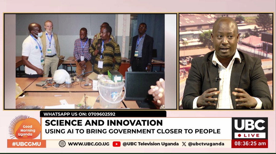uggovagent's tweet photo. It was inspiring to see Mr. Katamba Ronald share insights on “Using AI to Bring Government Closer to the People” during his discussion on UBC Television Uganda.

To improving access of information to making public services faster and more inclusive.
https://t.co/2p4Jtc3NkH https://t.co/8ZEE8CsMZp