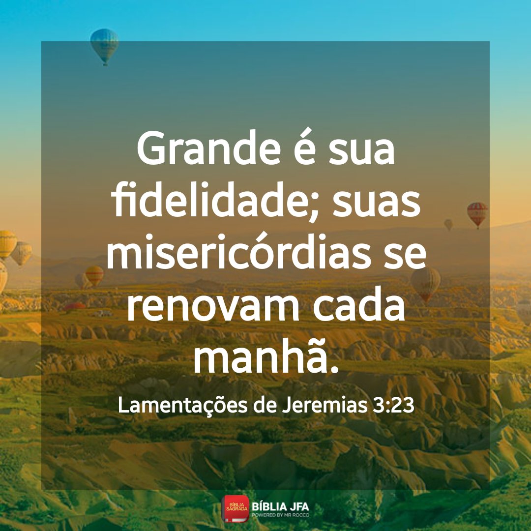 _fabiocharles's tweet photo. Grande é a Sua fidelidade.
#AlimentoDoAlto https://t.co/Plc1qVFx8g
