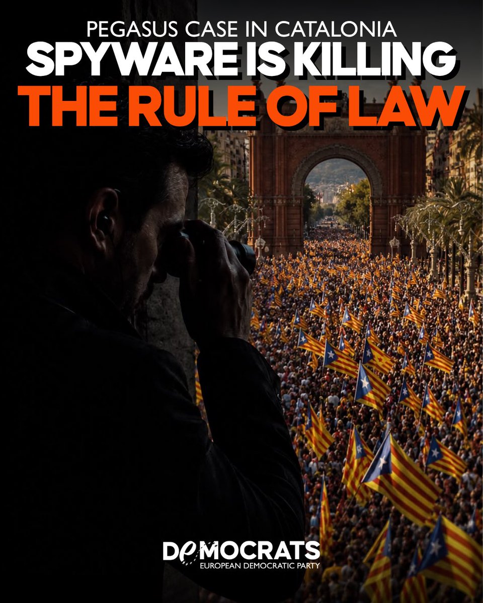 democrats_eu's tweet photo. A new @amnesty report raises serious concerns about the alleged use of Pegasus and Candiru spyware against politicians, lawyers, journalists and activists linked to the Catalan independence movement in Spain.
According to Amnesty, victims have faced years of obstacles in obtaining truth, justice and effective investigations, while the legal framework for intelligence surveillance remains too weak, opaque and difficult to challenge.
As we recently said in relation to similar spyware cases in Greece and Italy — and as we have also seen in Hungary — Europe urgently needs clear rules on the use, sale and control of these intrusive surveillance tools.
If confirmed, this would be extremely serious. No democracy can tolerate spyware being used against political opponents, civil society or legal professionals.
We stand in solidarity with those targeted. Such practices are unacceptable and incompatible with the rule of law.