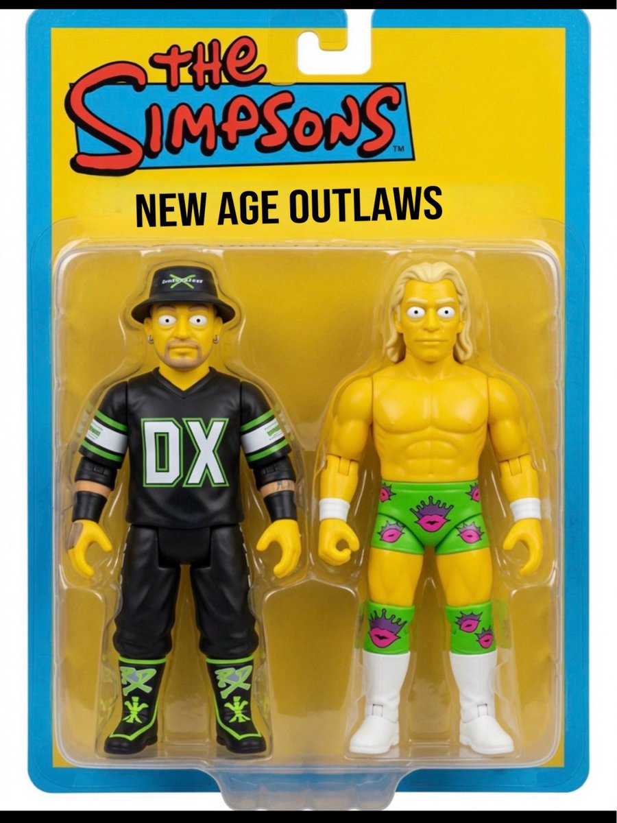 eric96_eric's tweet photo. If #WWE And #TheSimpsons had a Crossover action figure line Part 3 (Tag Team Edition) https://t.co/i2BcMMRWy1