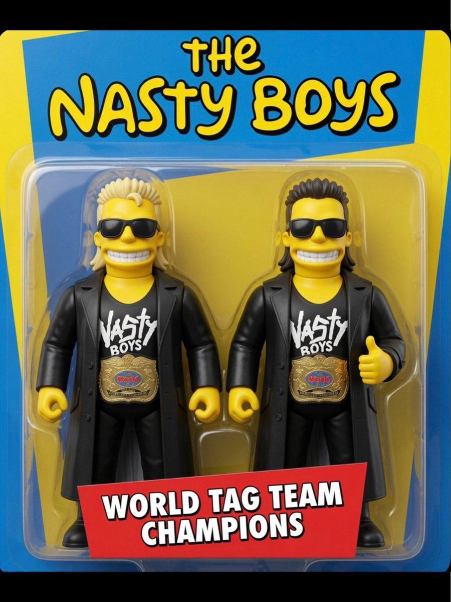 eric96_eric's tweet photo. If #WWE And #TheSimpsons had a Crossover action figure line Part 3 (Tag Team Edition) https://t.co/i2BcMMRWy1