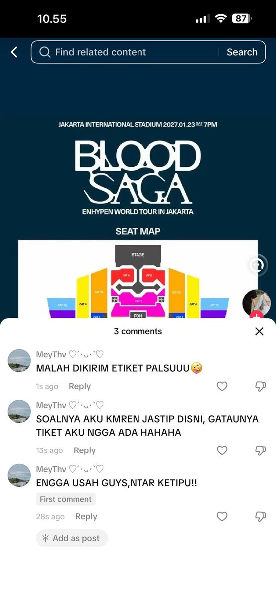 gaaandsss's tweet photo. ENGENE, jangan ada yang pernah jastip ke dia ya, namanya NADIA ZAHARA. Kemarin dia nipu temen aku dan banyak orang lainnya buat tiketing BTS, dia bilang tiket secured padahal tiketnya diganti pake AI 🙂🙂, ini dia berkelana lagi buat open jastip Enhypen. be aware ya! https://t.co/Wqyqt8A5iW