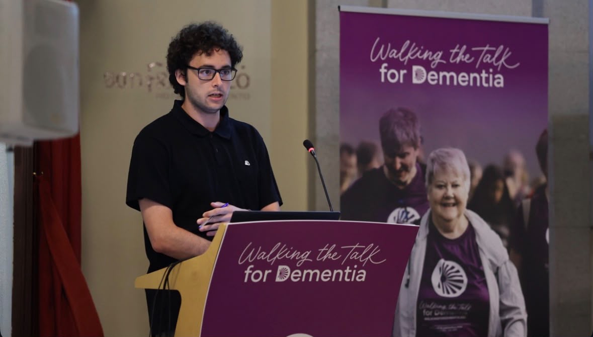 fpmaragall's tweet photo. 🧠 At the symposium, Dr. @natvilortejedor and Gerard Temprano Sagrera, researchers at the @BarcelonaBeta, moderated two scientific sessions as part of the programme.

💚 Together, initiatives like this strengthen collaboration and help advance dementia research. https://t.co/Iur3MhGAd1