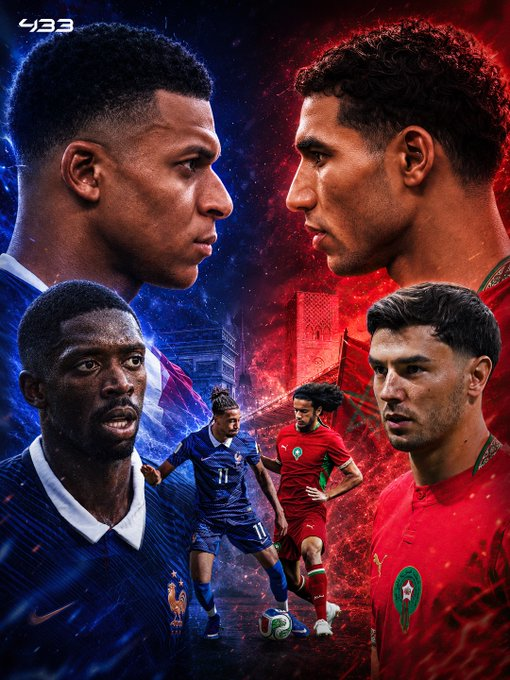 pisangij01's tweet photo. Quiz!!
🇫🇷Perancis Vs 🇲🇦Maroko
10 Juli 2026, 03.00 WIB

Tebak skor &amp; pencetak gol terakhir  
Boleh nebak maks 2 kali post, lebih dari itu gugur  

Gaskeun tulis jagoan kalian di reply, 

semoga hoki ya!  Hadiah 25K, 
Syaratnya: RT postingan ini https://t.co/IN5Yu2XxD4