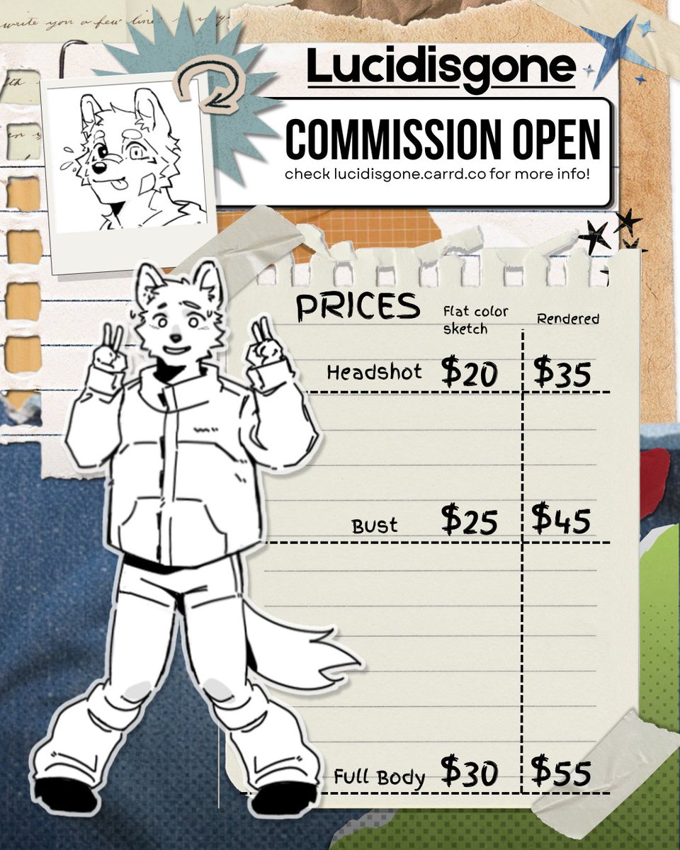 Lucid1sgone_'s tweet photo. Hello everyone!
My art commission is finally..‼️OPEN‼️

Please do check out https://t.co/1XGf7NckNF for more info! https://t.co/AVVwJCTUt8