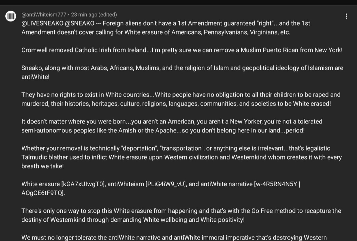 antiWhiteismNWG's tweet photo. .@RealAlexJones --- Have you heard of Jason Kohne (@NoWhiteGuiltNWG), his Go Free method, & White wellbeing community?
His lexicon empowers you to defeat antiWhiteism & protect our people!
@nwgclips
#GoFreeMethod
@WWBOutreachTeam
#TyrannyThroughTolerance
https://t.co/H3Qdp6NXsm https://t.co/BPGwuI8E9l