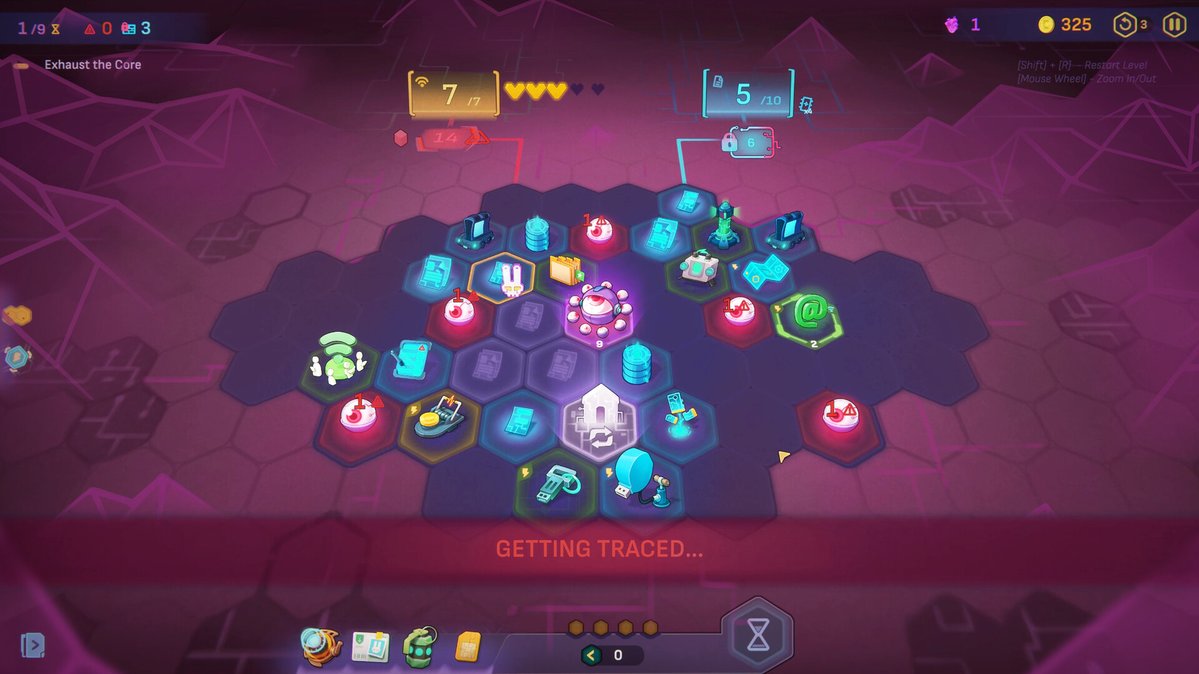 everyone_solid's tweet photo. @preludethegame Hey, thanks for hosting #TurnBasedThursday. 

NET.CRAWL is an grid-building roguelike in which levels are built with the nodes you drafted.

Dive deep into a bizarre digital world and trace your path through a corrupted cyberspace.

https://t.co/yRUhZkvOcE https://t.co/sa9XqG3NKg