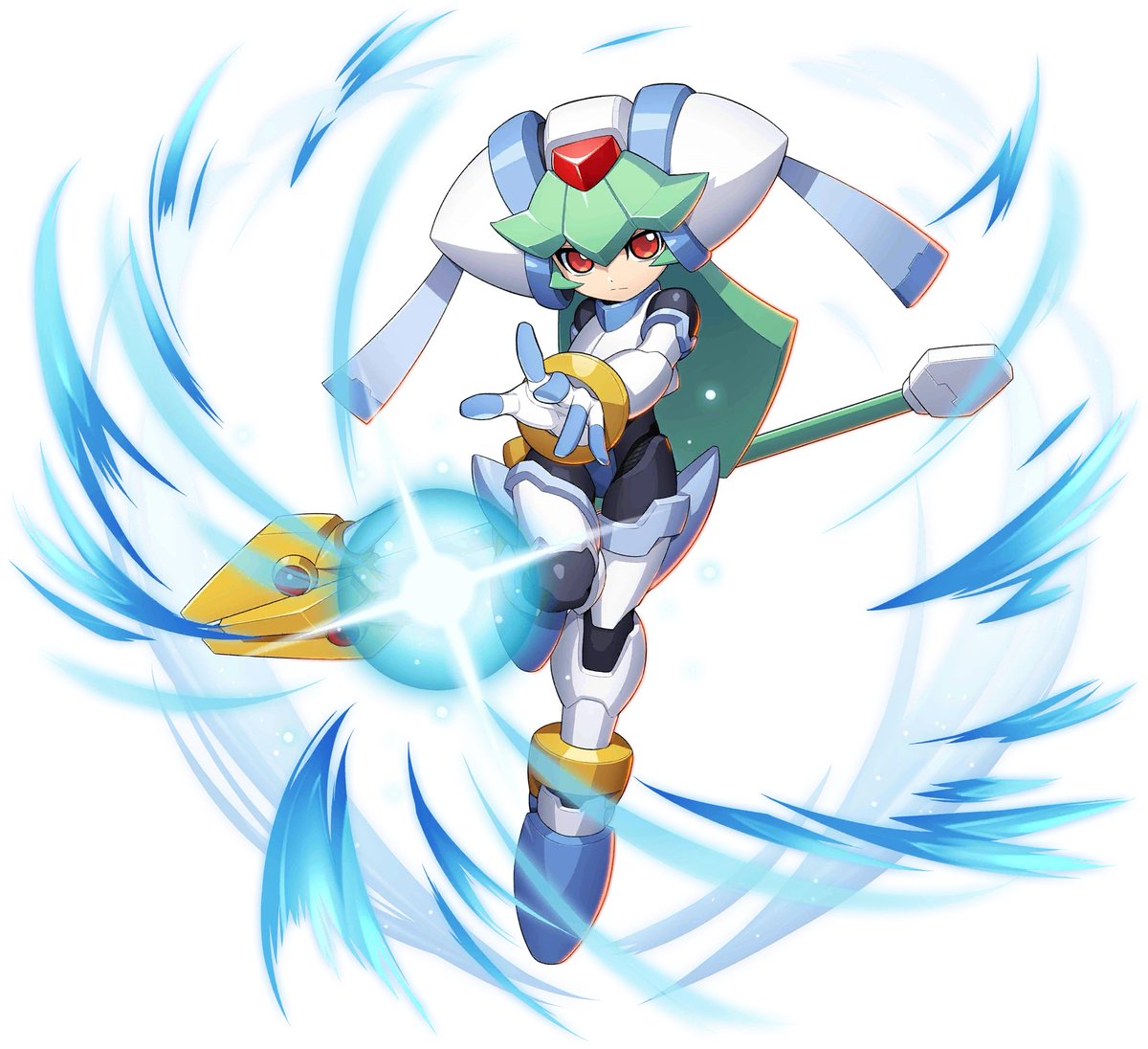 gamevillainsday's tweet photo. The villain of the day is…. Pandora from the Mega Man ZX series. https://t.co/DJ2K4qZWUv