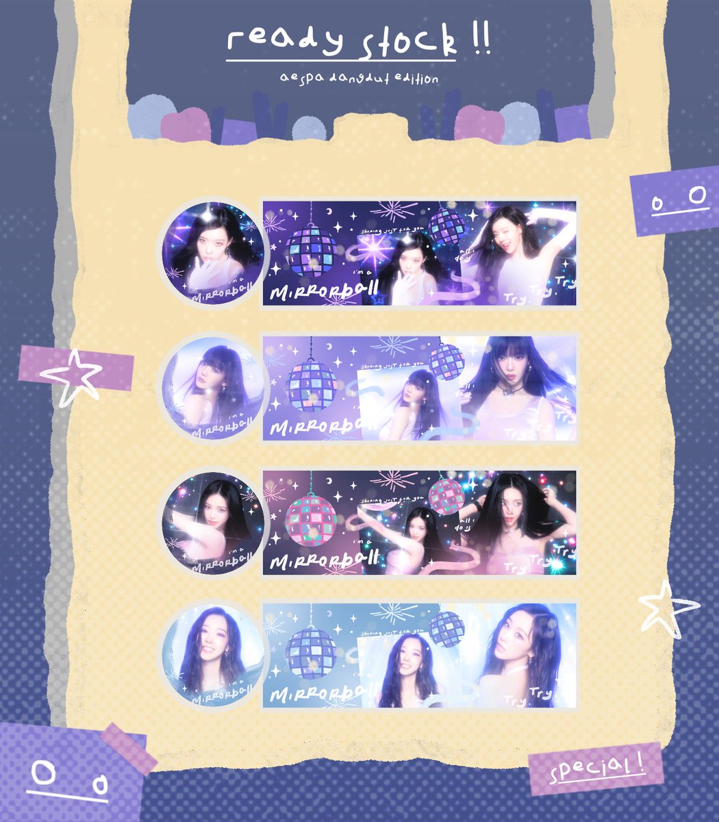 itszarastudio's tweet photo. repost will be appreciated 🔮 #bealanja

hEmLoO !! aku punya 8 layout ready stock special aespa dangdut yang bisa dijemput sekarang juga ke DM atau < https://t.co/EsxCdTZO8h > yaa!

__check ALT for details! ☔️ https://t.co/d4tmY9wPR1