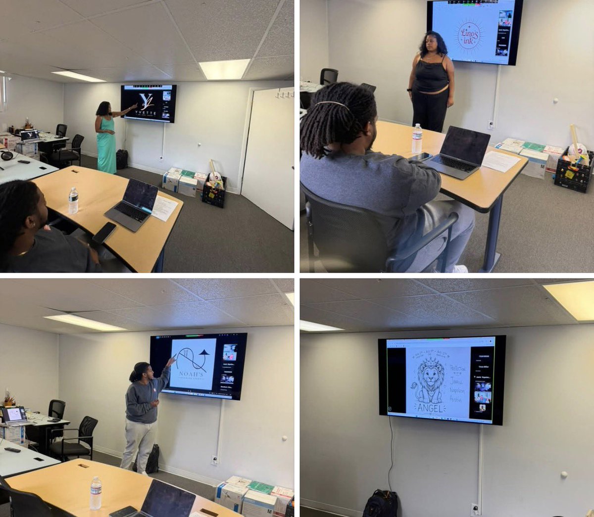 TheRealRCA's tweet photo. Another impactful MTN Readiness Program session! I had the pleasure of leading our “I Am CEO of Me” conversation, where we focused on the power of personal branding.
Participants created logos that represent who they are and the legacy they want to build. https://t.co/5VsrqQUupj