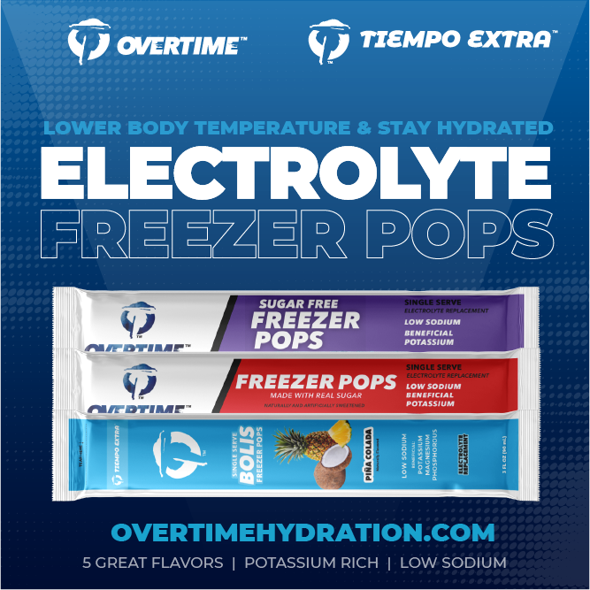 ProLineDallas's tweet photo. Beat the heat one freezer pop at a time. OVERTIME Electrolyte Freezer Pops help crews cool down, lower body temperatures, stay hydrated during long days of summer heat.
#OvertimeHydration #Hydration #Electrolytes #FreezerPops #HeatStress #ConstructionLife #StayCool #JobsiteReady https://t.co/cLuuMzeOt8