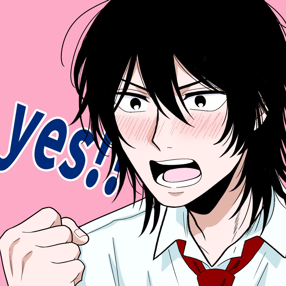 kataharakki's tweet photo. ノベルティで使用したYes/NO旗主チロルの絵
元ネタの4、5年前に描いた引用元の絵を描き直しました https://t.co/Dx1JHr32VP