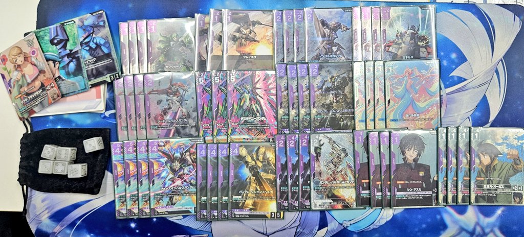 本日のガンダムカードゲーム ショップバトル 参加者16名 優勝ははかた