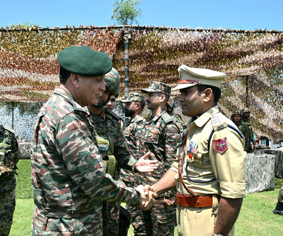 adgpi's tweet photo. #GeneralDhirajSeth, #COAS, visited forward areas along the Line of Control in Poonch, Rajouri & Sunderbani. He reviewed the prevailing security dynamics along the Line of Control and the counter-insurgency grid of the @WhiteKnight_IA.

The #COAS was briefed on the evolving security environment, operational deployments, surveillance architecture, field innovations and integrated operational readiness. He also assessed the ongoing infrastructure development and the formation's sustained efforts to empower the communities of India's first villages through people-centric initiatives.

The #COAS commended all ranks for their operational excellence and unwavering commitment and exhorted them to remain mission-focused, operationally agile and continue striving for excellence.

#YearofNetworkingAndDataCentricity 
#DecadeofTransformation 
@DefenceMinIndia
@SpokespersonMoD 
@NorthernComd_IA