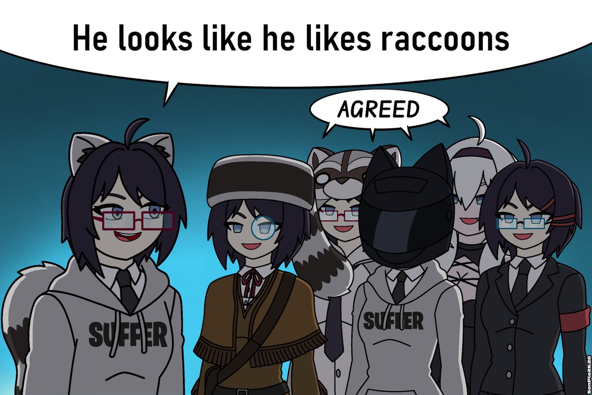 Jeanne Hamada 🦝 Raccoon Vtuber tweet media