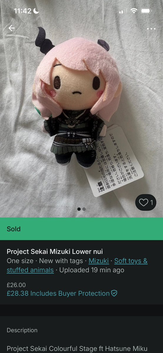 Luscin1a's tweet photo. secured for half decent price https://t.co/CKVhCiZqgX