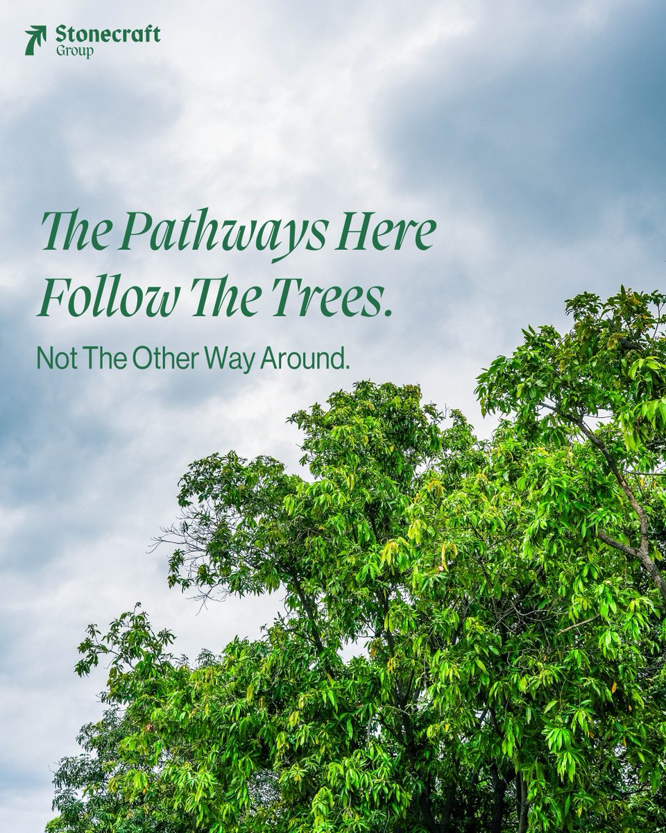 stonecraftgroup's tweet photo. Most developments flatten the land and start fresh.
At Woods Indresham, the land told us where everything should go.

If you could design a neighbourhood from scratch, what would you make sure never gets removed?

#realestate #premiumrealestate #ecoconsciousliving #hyderabad https://t.co/LbeW7eMGN3