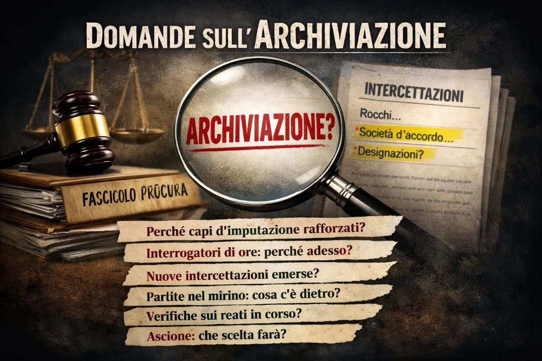 QuotidianoBN's tweet photo. 🔔 Penna infastidita dalle stupidaggini che si leggono. 
🖋 @_banconab_ scrive.

🔎 Da giorni alcune testate ripetono che “si va verso una probabile archiviazione”.
▪️Legittimo: l’archiviazione è sempre una possibilità.
▪️Ma alla luce degli atti riportati da #Corriere, #Repubblica, #IlFatto e #CalcioeFinanza, ci sono domande che meritano di essere poste.
▪️Domande semplici, di buon senso.

1️⃣ Se la Procura avesse davvero deciso di archiviare, perché riscrivere il capo d’imputazione di Rocchi inserendo “in concorso con esponenti dell’Inter” e “previo concerto”?  
▪️Una riformulazione così pesante si fa quando si rafforza un’ipotesi, non quando la si abbandona.

2️⃣ Se la Procura avesse già scelto la strada dell’archiviazione, perché interrogare Rocchi per quattro ore dopo che il 30 aprile aveva scelto il silenzio?  
▪️Un interrogatorio così lungo, in fase finale, non è un dettaglio: è un atto che si fa quando si vuole chiudere un quadro, non quando lo si vuole archiviare.

3️⃣ Se la linea fosse davvero “archiviare”, perché emergono nuove intercettazioni che parlano di contatti diretti Rocchi–Inter, di “assenso della società”, di “designazioni frutto di interferenze”?  
▪️Sono elementi che richiedono valutazione, non una chiusura automatica.

4️⃣ Se tutto fosse già deciso, perché gli atti mostrano quattro partite nel mirino, con pressioni sistematiche e plurime?  
▪️Una pluralità di episodi non è mai un segnale di irrilevanza.

5️⃣ Se la Procura avesse davvero scelto l’archiviazione, perché gli inquirenti stanno verificando i tre paletti della Cassazione (interferenza, modalità fraudolenta, alterazione della competizione)?  
▪️Questa verifica si fa solo quando si valuta la tenuta del reato, non quando si chiude.

6️⃣ E infine: davvero qualcuno pensa che Maurizio Ascione — che sta per trasferirsi in uno dei ruoli più prestigiosi della magistratura italiana — voglia presentarsi a Roma con il biglietto da visita di una “archiviazione mediatica” dopo aver riscritto l’imputazione e interrogato l’indagato per quattro ore?  
▪️Tutto può essere, ma sarebbe una scelta difficilmente spiegabile.

🔜 L’archiviazione è una possibilità, certo.
🔎 Ma la narrativa “tranquillizzante” non può cancellare le domande che gli atti pongono.
❗️E finché queste domande restano aperte, parlare di “probabile archiviazione” non è informazione: è un’interpretazione.