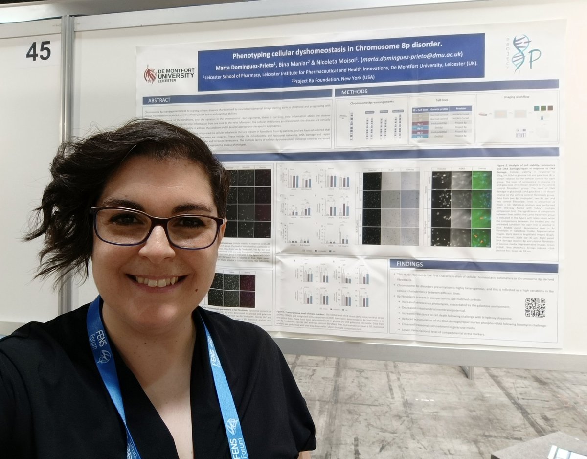 martidp4's tweet photo. Happy to be presenting our work on Chromosome 8p disorder at #FENS2026 🧠. A great collaboration for a better understanding of this rare disorder with @chromosome8p @NicoletaMoisoi #DMU https://t.co/CA8gMYwIhS
