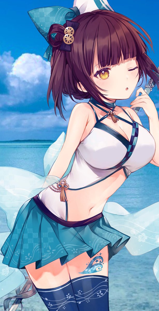 Bashamichi_H's tweet photo. 急に暑くなり過ぎてません？

#暑いので水着絵で体温調節する https://t.co/iteJQOXHIg