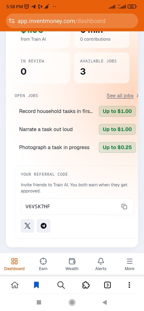 tarikdemand's tweet photo. @InventMoneyApp How to complete this 3 jobs. I'm verifide but When I click on this they take me to ranking page... https://t.co/bvJFDUNSUs