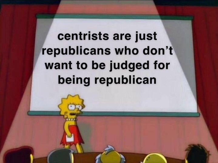 SocialistAmber's tweet photo. #LisaSimpson #Wisdom
#Centrists #Centrism 🤷♀️ https://t.co/7wGdtDkMYs