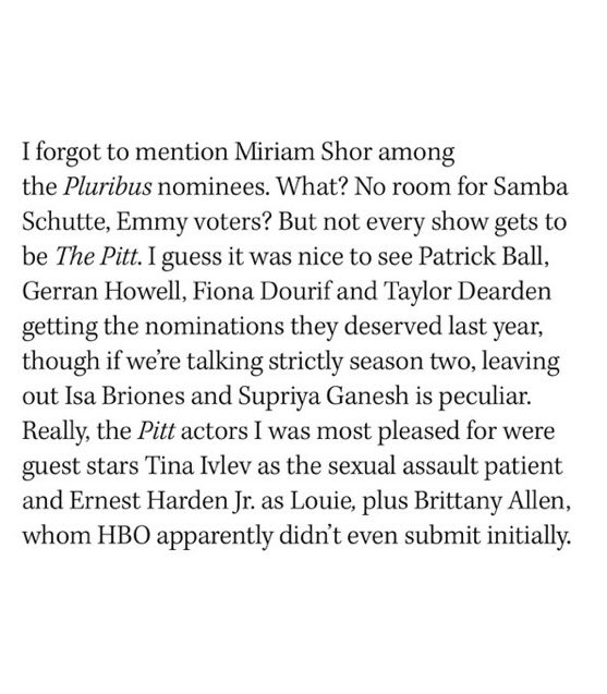 IsaCrave's tweet photo. “Though if we’re talking strictly season two, leaving out Isa Briones and Supriya Ganesh is peculiar.” The Hollywood Reporter on Emmy Nominations https://t.co/UTSAKpoRMq