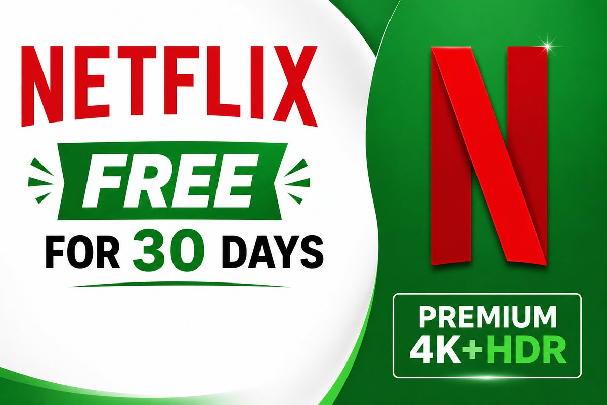 RVAGamingg's tweet photo. Free Netflix for 30 Days😱😱

1. Create a new account.
2. Select “Try 30 days for ₹0.
3.  Choose your preferred plan
4. Pay using UPI OR EtC.

https://t.co/gHMSewyKES

NOTE: Make sure to turn off autopay after the subscription is activated. https://t.co/EdqQAhbdcX