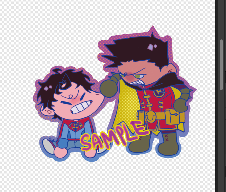yixi_jpg's tweet photo. sticker samples #jondami #supersons https://t.co/t1AqwbGGXk