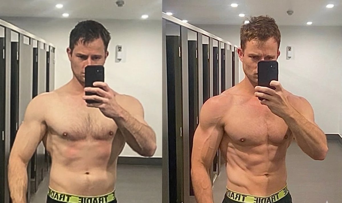 KarlApexFit's tweet photo. "I don't have time to eat enough protein."

The busiest people I coach hit 150g+ protein daily.

Here's the exact daily framework to hit 150g+ protein, just 1,800 calories, in under 10 minutes of prep:

= Thread = https://t.co/9Jd8RpIhLy